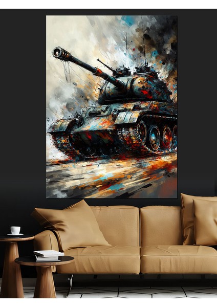 Savaş Tankı Dekoratif Kanvas - Mdf Ahşap Tablo modelleri