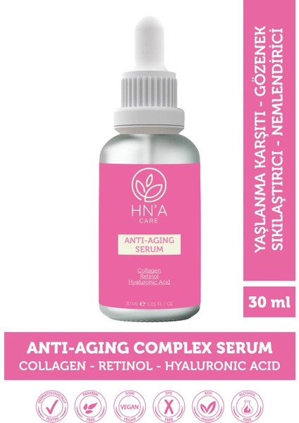 Dolgunlaştırıcı Kırışık Karşıtı Yüz Bakım Botoks Etkili Anti-Aging Serum 30 ml