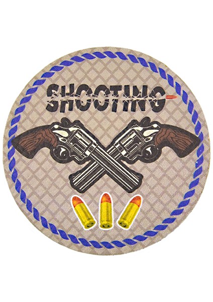 Rovelver Tabanca Shooting - Cırt - Patch - Peç - Arma - 8 cm