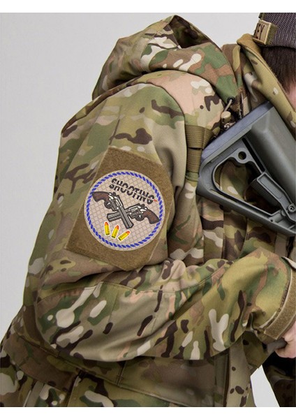 Rovelver Tabanca Shooting - Cırt - Patch - Peç - Arma - 8 cm