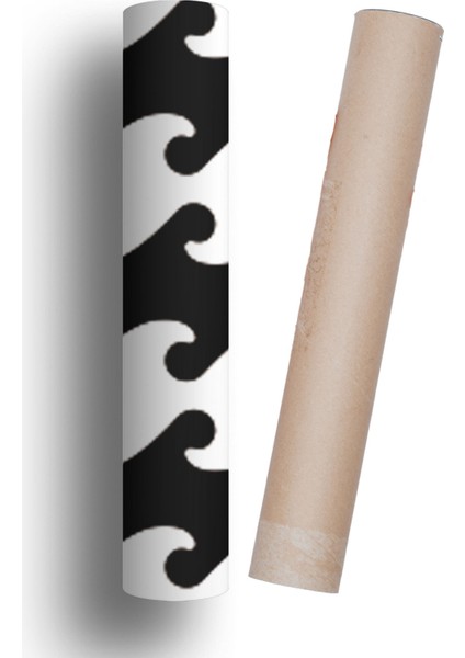 Merdiven Sticker Kendinden Yapışkanlı Folyo Kaplama 5 Adet Siyah-Beyaz (18 cm x 120 cm ) fırsatları