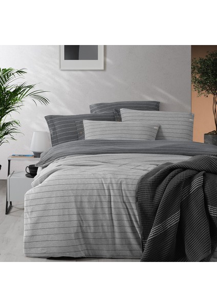 Mood Comfort Ferra Çift Kişilik Nevresim Takımı Gri