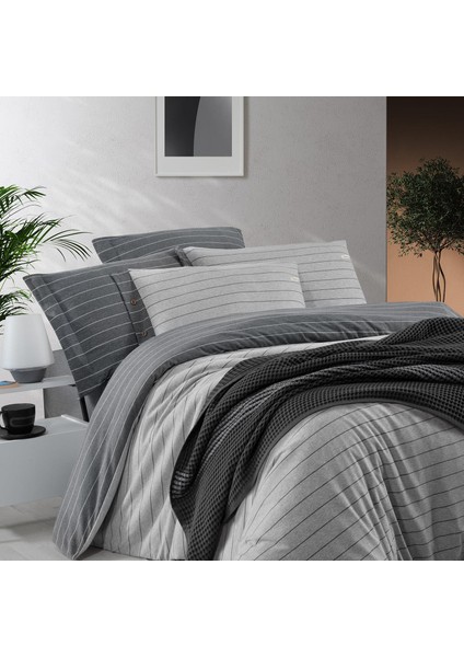 Mood Comfort Ferra Çift Kişilik Nevresim Takımı Gri fırsatları