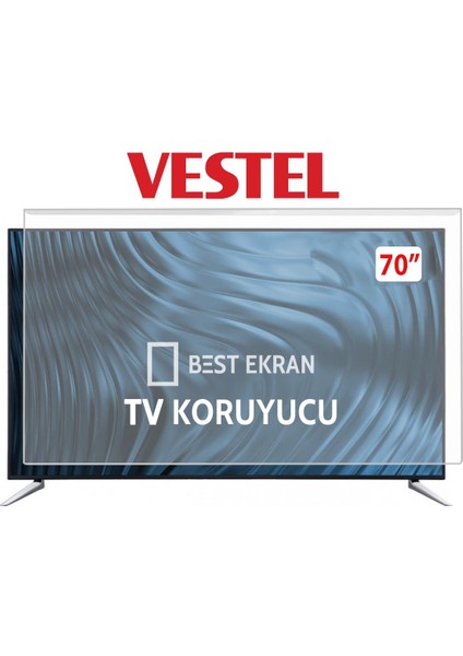 Vestel 70" Inç 178 Ekran LED OLED QLED Android 4k-8k Smart Televizyon Tv Ekran Koruyucu