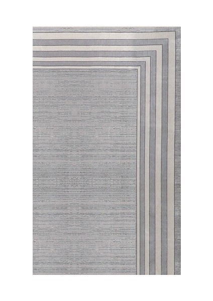 Baft 52319A Gri Yumuşak Dokulu Sık Dokuma Üst Kalite Modern Ipek Bambu Halı fiyatları