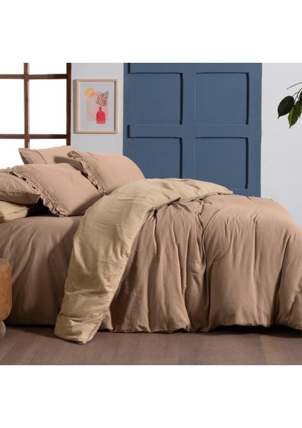 Mood Comfort Kenyon Çift Kişilik Nevresim Takımı Bej
