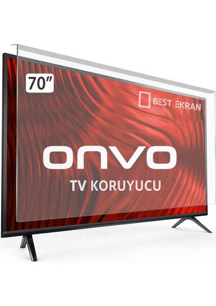 Onvo 70" Inç 177 Ekran LED OLED QLED Android 4k-8k Televizyon Tv Ekran Koruyucu