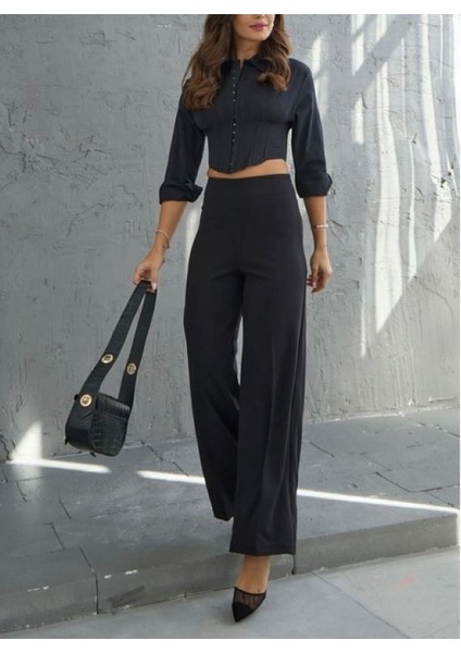 Likralı Palazzo Pantolon fırsatları