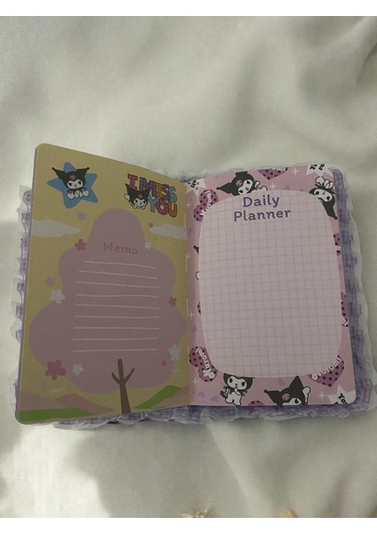 Kuromi Desenli Mıknatıs Kapaklı Puff Defter fırsatları