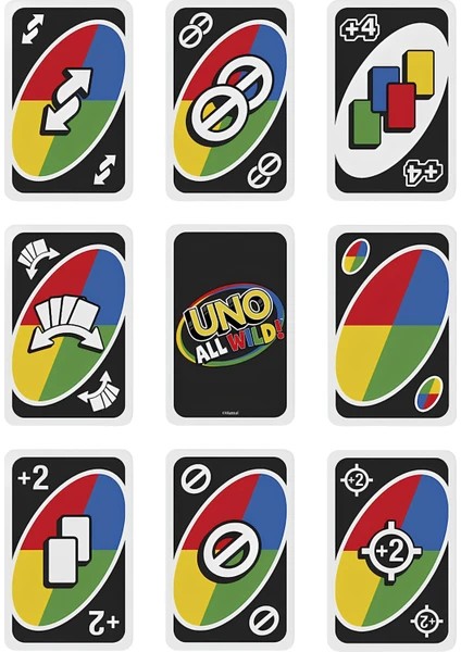 Uno All Wıld Oyun Kartları