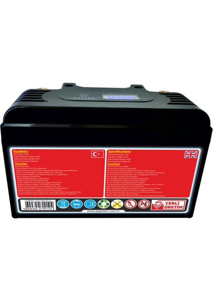 Ultimate+ 12V5,2AH Lithium Lifepo4 Lityum Motosiklet Aküsü