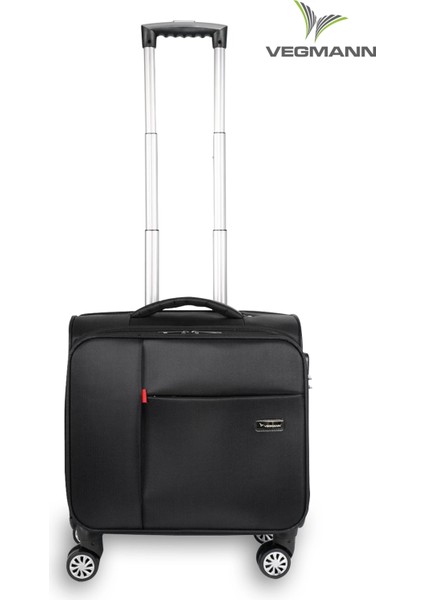 Carry-On Hostes Pilot Kabin Boy 15-17 Inc Uyumlu Laptop Bölmeli Kumaş Valiz