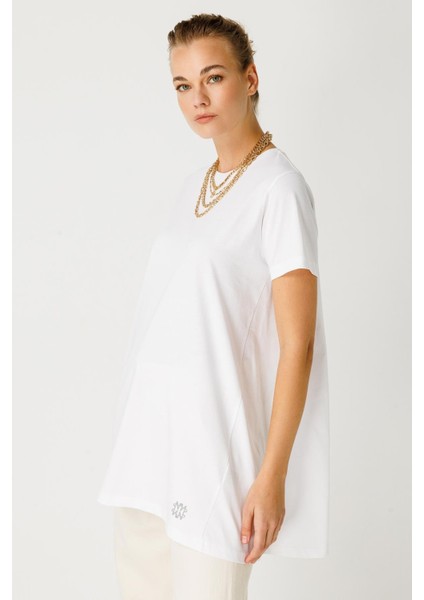 Cotton Suprem Sımplicity Kısa Kol Bluz