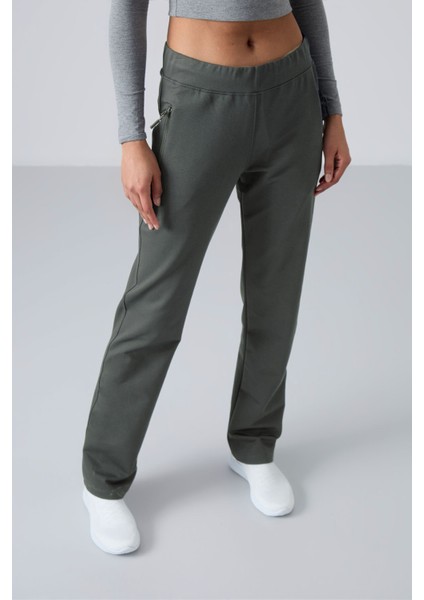 Çağla Fermuar Cepli Rahat Form Klasik Paça Kadın Eşofman Alt - 94195 modelleri