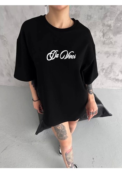 Baskılı Oversize T-Shirt - Siyah fiyatları
