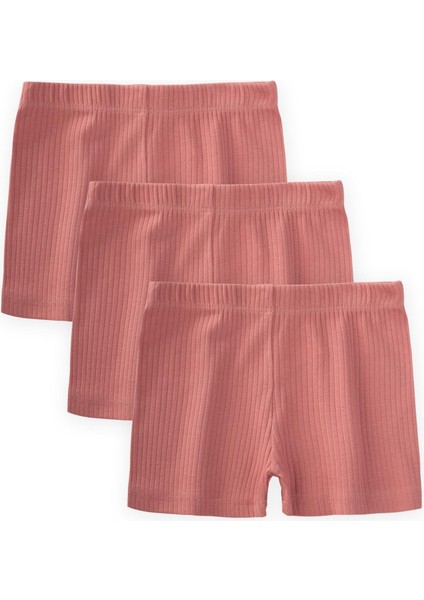 Basic Şort 2-9 Yaş Mercan