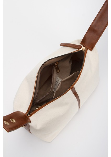 Kahve Nyra Kanvas El ve Omuz Çantası modelleri