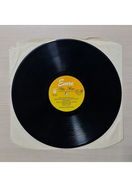 Ayşe Mine - Dertli Gelin (Son Lp'si) - 1987 - Dönem Baskı Plak - Longplay - Lp