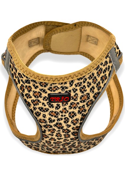 Air-Mesh Harness Göğüs Tasması Leopar