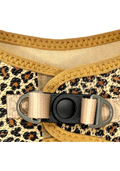Air-Mesh Harness Göğüs Tasması Leopar