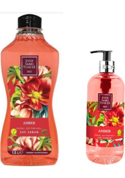 Amber 1500 ml + 500 ml Sıvı Sabun Set