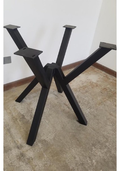 Metal Yuvarlak Masa Yemek Masası Çalışma Masası Ayağı 72 cm Mobilya Ayağı