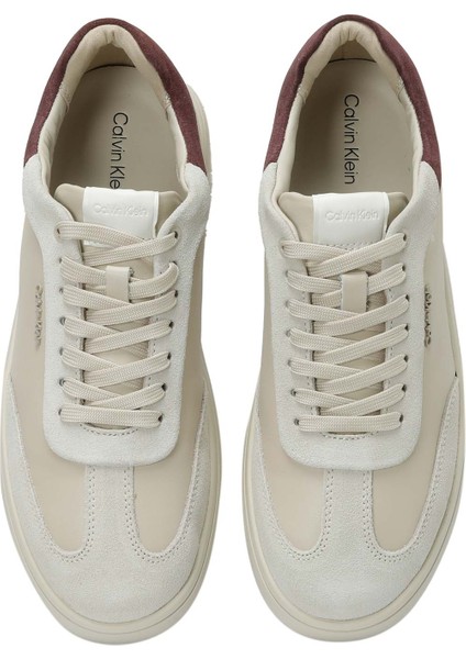 Cupsole Lace Up - Lth Sue Bej Kadın Sneaker