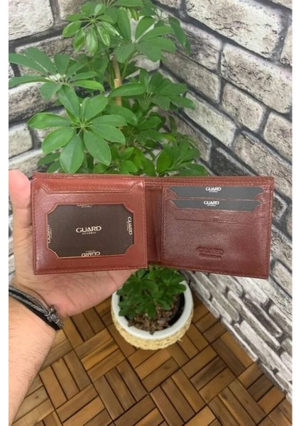 Hakiki Deri Örgü Desenli Taba/Kahve Erkek Cüzdanı (T1067) fiyatları