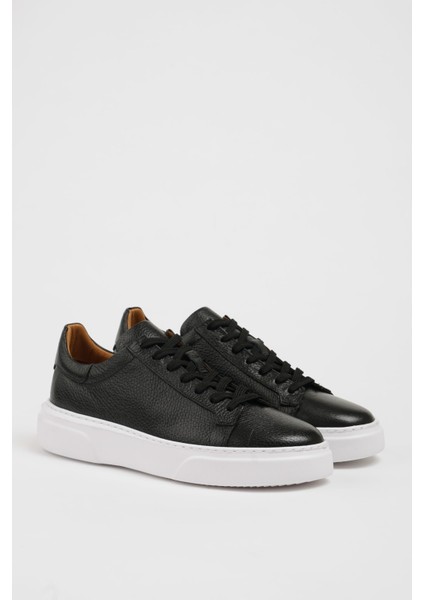 Özel Tasarım Havuz Taban Deri Sneakers Ayakkabı