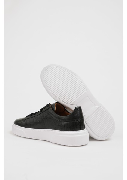 Özel Tasarım Havuz Taban Deri Sneakers Ayakkabı