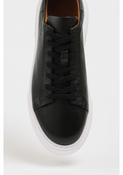 Özel Tasarım Havuz Taban Deri Sneakers Ayakkabı