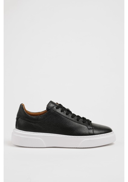 Özel Tasarım Havuz Taban Deri Sneakers Ayakkabı
