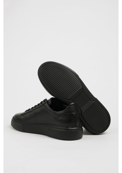 Özel Tasarım Havuz Taban Deri Sneakers Ayakkabı