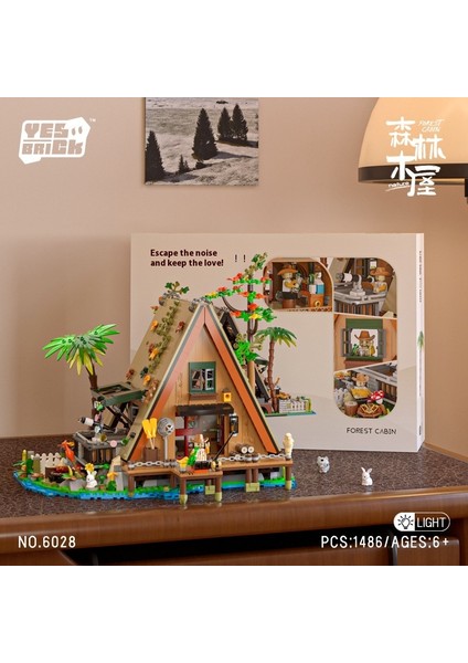 Yeni Yaratıcı Yapı Taşları Buket Ahşap Evler Monte Puzzle Çocuk Oyuncakları Süsler Hediye (Yurt Dışından)