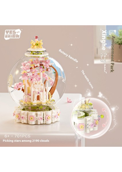 Yeni Yaratıcı Yapı Taşları Buket Ahşap Evler Monte Puzzle Çocuk Oyuncakları Süsler Hediye (Yurt Dışından)