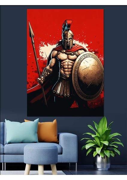 Gladyatör Savaşçı Dekoratif Kanvas - Mdf Ahşap Tablo modelleri