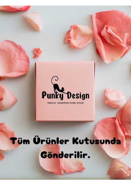 Triya Pirinç Küpe Büyük Boy