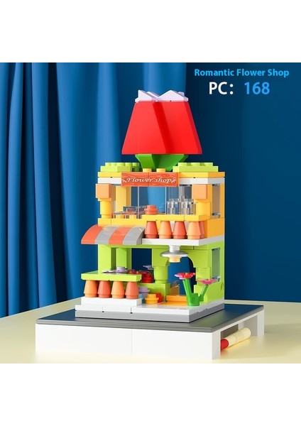 Yeni Yaratıcı Yapı Taşları Buket Ahşap Evler Monte Puzzle Çocuk Oyuncakları Süsler Hediye (Yurt Dışından)