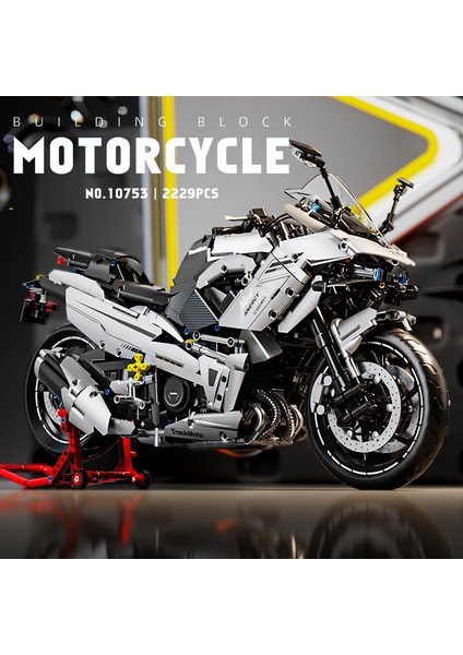Harley Bmw Motosiklet Yapı Taşı Modeli Bulmaca Montajlı Oyuncak Araba (Yurt Dışından)