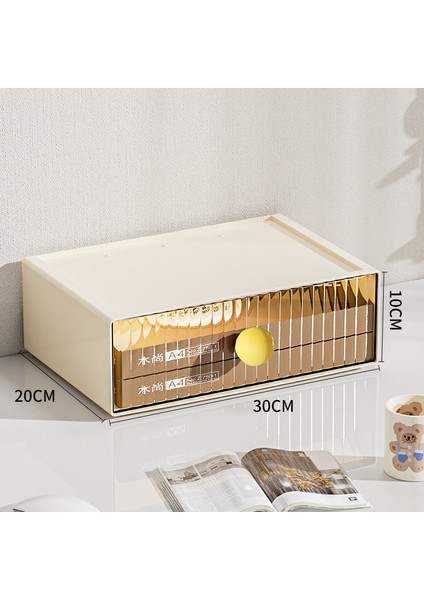 Basit Moda Kırtasiye Düzenleyici Masaüstü Öğrenci Çok Bölmeli Çekmece Yukarı Doğru Istiflenebilir (Yurt Dışından)