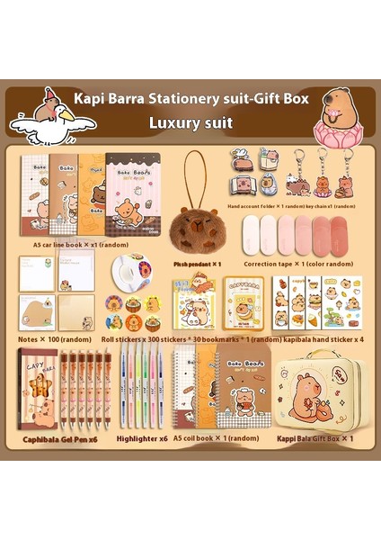 Okul Sezonu Ilkokul Öğrencileri Hediye Kutusu Öğrenme Kırtasiye Dakapi Bara Kırtasiye Seti (Yurt Dışından)