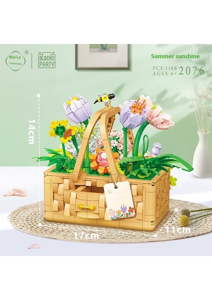 Yeni Yaratıcı Yapı Taşları Buket Ahşap Evler Monte Puzzle Çocuk Oyuncakları Süsler Hediye (Yurt Dışından)