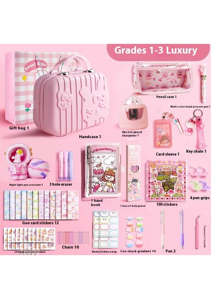 Erkek ve Kız Ilkokul Öğrencileri Okula Başlama Kırtasiye Hediye Seti Hediye Paketi Okula Hazırlık Çocuk Okul Malzemeleri (Yurt Dışından)