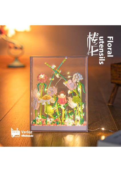 Yeni Yaratıcı Yapı Taşları Buket Ahşap Evler Monte Puzzle Çocuk Oyuncakları Süsler Hediye (Yurt Dışından)