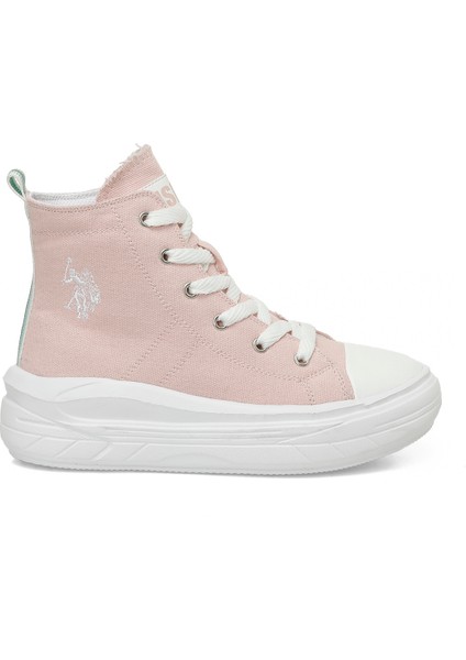 Clementınetex Jr 5fx Pembe Kız Çocuk High Sneaker