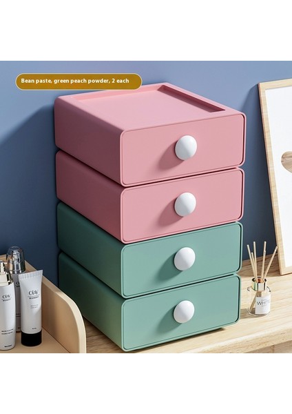 Basit Moda Kırtasiye Düzenleyici Masaüstü Öğrenci Çok Bölmeli Çekmece Yukarı Doğru Istiflenebilir (Yurt Dışından)