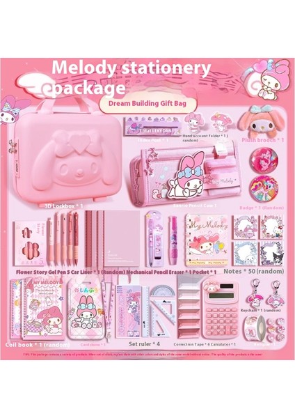 Kuromi Kırtasiye Seti Hediye Kutusu Sanrio Bundle (Yurt Dışından)
