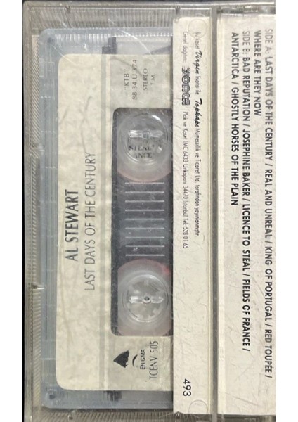Kaset Al Stewart Last Days Of The Century Kaset fiyatları