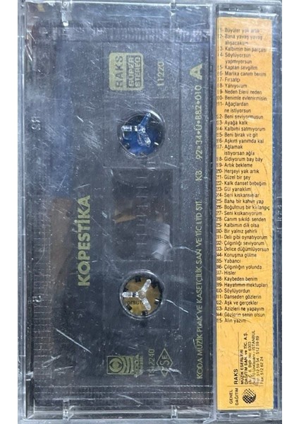 Kaset Kopestika Greek Dance Kaset fiyatları