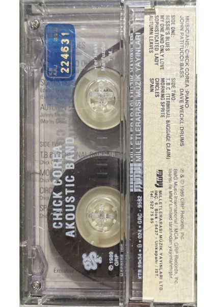 Kaset Chick Corea Acoustic Band Kaset